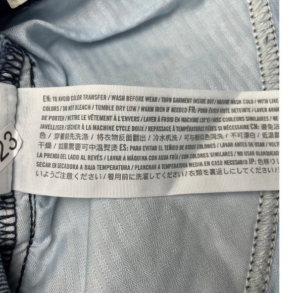 Abercrombie & Fitch High Rise Loose Jeans Womens 31 / 12 Long Blue Dark Wash NWT - Picture 14 of 16